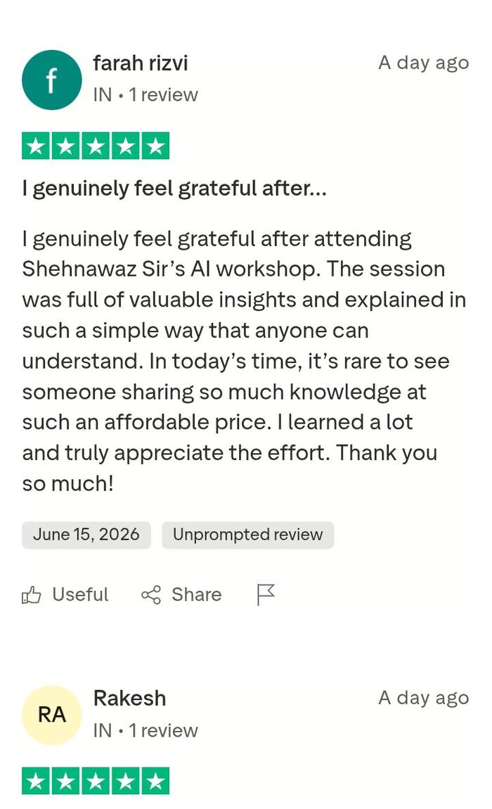 Trustpilot review by farah rizvi