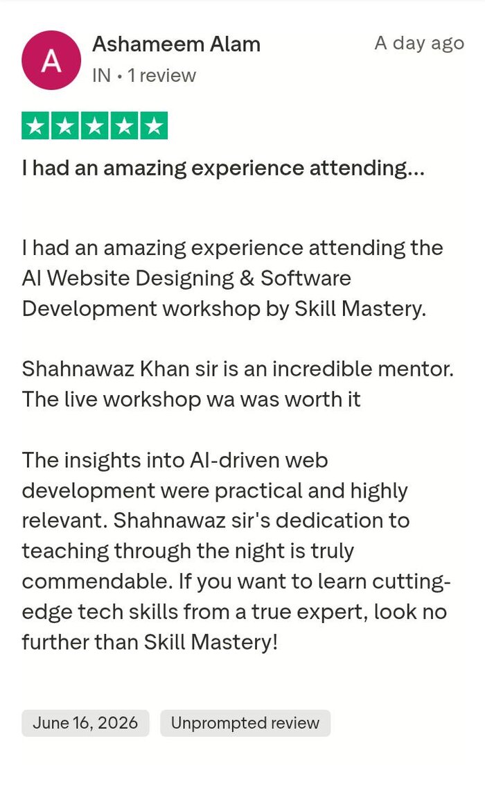 Trustpilot review by Ashameem Alam