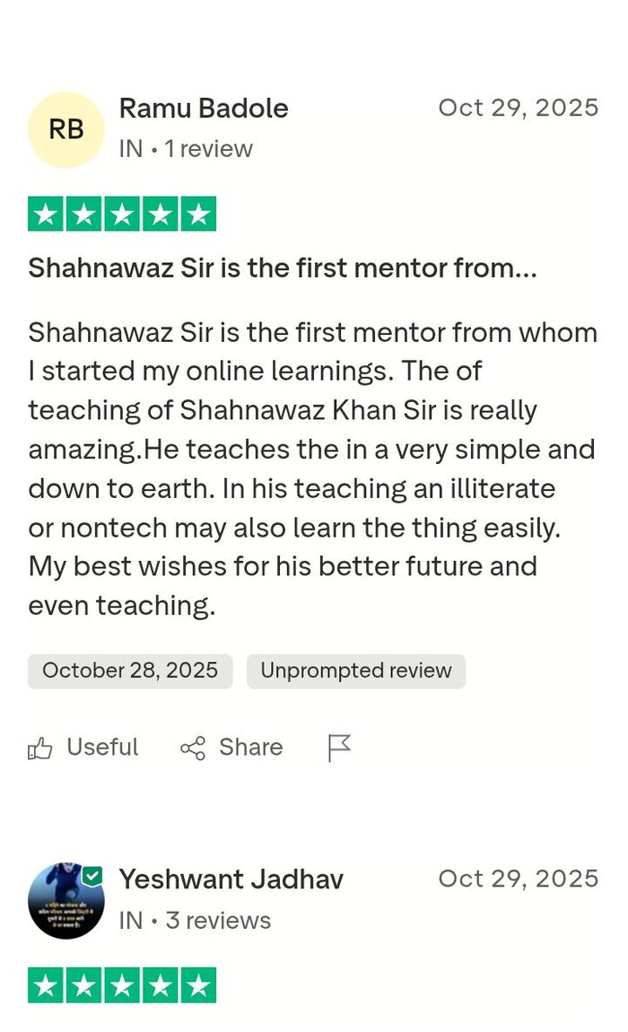 Trustpilot review by Ramu Badole