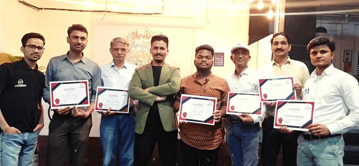 Certificate distribution after workshop