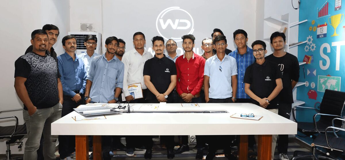 Team photo after a corporate training
