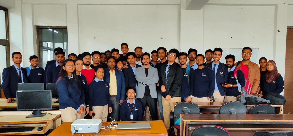 University workshop group photo